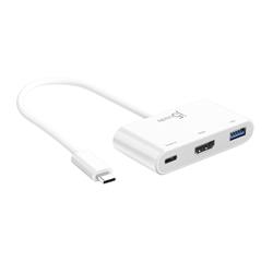j5create 3-in-1 Type-C to HDMI and USB 3.0 Hub with Power Delivery(Open Box)