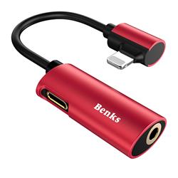 Adaptateur BENKS Lightning vers Lightning et prise jack 3,5 mm