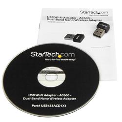 StarTech.com (USB433ACD1X1) Wireless NIC & Adapter