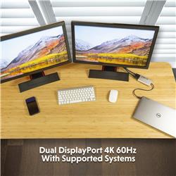Adaptateur double DisplayPort 4K certifié Thunderbolt 3 LINKUP