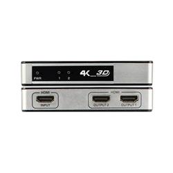 iCAN HDMI 2.0 1x2 Splitter, 4K@60Hz, Support Full HD 4K, 3D, HDCP 2.2(Open Box)