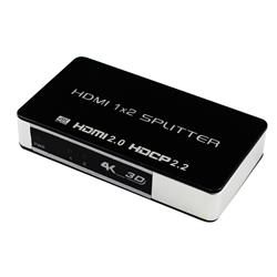 iCAN HDMI 2.0 1x2 Splitter, 4K@60Hz, Support Full HD 4K, 3D, HDCP 2.2(Open Box)