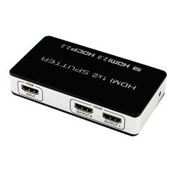 iCAN HDMI 2.0 1x2 Splitter, 4K@60Hz, Support Full HD 4K, 3D, HDCP 2.2(Open Box)