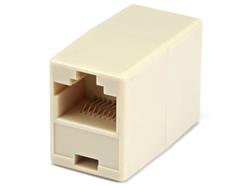 MONOPRICE 8P8C RJ45 Straight Inline Coupler, Beige