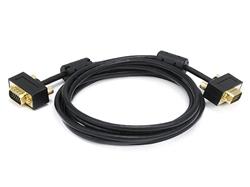 MONOPRICE Câble de moniteur SVGA Super VGA M/M ultra fin de 6 pieds avec ferrites