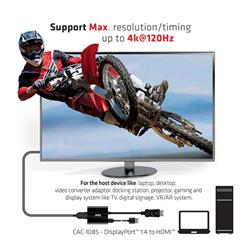 Club 3D DisplayPort 1.4 to HDMI 4K120Hz HDR Active Adapter M/F (CAC-1085)