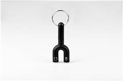 iCAN Audio & Mic 2 in 1 3.5mm Headphone Splitter Adapter, 3.5mm Male to 2xFemale, Black