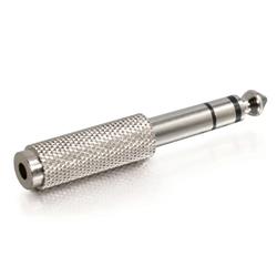 Cables To Go (40639) - Adaptateur stéréo mâle de 6,3 mm (1/4 po) vers stéréo femelle de 3,5 mm