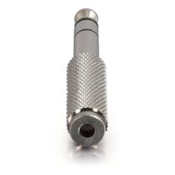 Cables To Go (40639) - Adaptateur stéréo mâle de 6,3 mm (1/4 po) vers stéréo femelle de 3,5 mm