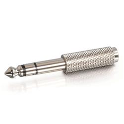 Cables To Go (40639) - Adaptateur stéréo mâle de 6,3 mm (1/4 po) vers stéréo femelle de 3,5 mm