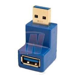 Adaptateur iCAN USB 3.0 SuperSpeed A femelle à 270 degrés A mâle