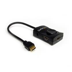 STARTECH 2-Port HDMI Video Splitter with Audio