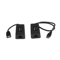 StarTech (USB110EXT2) - Extendeur Ethernet 1 port RJ45 vers USb 4 broches sur Cat5/Cat6 - Jusqu'à 131 pi