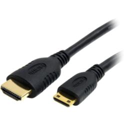 StarTech High Speed HDMI Cable with Ethernet - 1 ft. (HDMIACMM1)