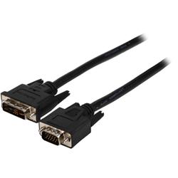 StarTech - Câble de moniteur DVI vers VGA - 10 pied - Noir (DVIVGAMM10)
