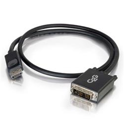 C2G 3ft DisplayPort to Single Link DVI-D, M/M, Adapter Cable - Black