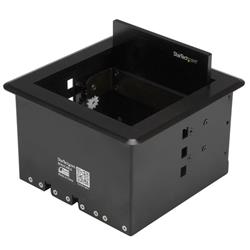 StarTech Conference Table Cable Management Box - Table Top - Conference Room AV - Conference Table Connectivity Box (BOX4CABLE)