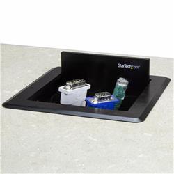StarTech Conference Table Cable Management Box - Table Top - Conference Room AV - Conference Table Connectivity Box (BOX4CABLE)