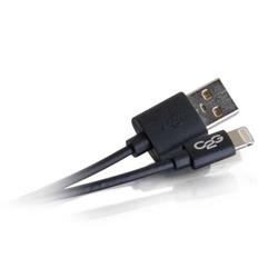 Cables To Go - Câble de chargement et de synchronisation mâle USB A vers mâle Lightning - 1 m (3.3 pied) - Noir (35499)