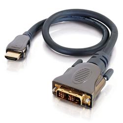 Cables to Go (Sonicwave) - Câble vidéo mâle/mâle HDMI vers DVI-D (TM) - Certifié CL2 - 1 m (3,3 pieds) (40287)