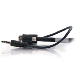 Cables to Go - Câble audio/vidéo VGA + 3,5 mm avec connecteurs à profil arrondis mâle/mâle | PLENUM CMP-RATED (40176)