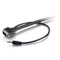 Cables to Go - Câble audio/vidéo mâle/mâle VGA + 3,5mm stéréo - Certifié CMG - 150 pieds (50234)