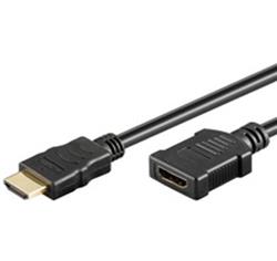 Câble d'extension iCAN Premium HDMI 1.4 3D LAN Heavy Duty M/F, 0,9 m
