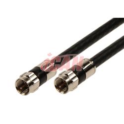 Câble coaxial TV/satellite iCAN RG6, mâle vers mâle, 50 pieds