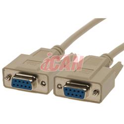 Câble série iCAN DB9 RS232 droit F/F - 6 pieds. (pour le câble satellite du récepteur PC vers FTA)