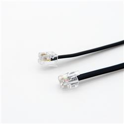 iCAN Telephone Cable with 6-Position 4-Contacts Reverse-wired, 7FT