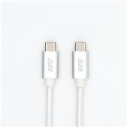 Câble iCAN USB 2.0 Type-C Mâle vers Type-C Mâle, 15W, 6 pieds