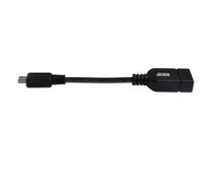 iCAN USB Micro to USB-A 2.0 Adapter, OTG, Black(Open Box)