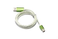 Câble JMD Type C, Lumière LED 360, Marche/Arrêt tactile, 1M, Vert