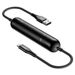 BASEUS Câble Lightning Deux-en-un avec Batterie Externe, 1,2 M, Noir