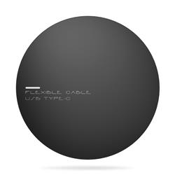 BASEUS Nouvelle Ère Câble Télescopique Type-C, 2A, 0,9M, Noir