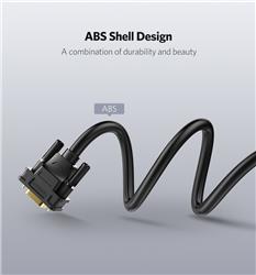 UGREEN DV102 Câble DVI mâle vers VGA mâle, 1,5 m, noir(Open Box)
