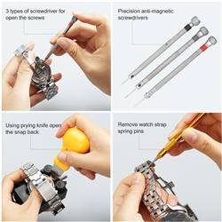 King'sdun KS-87147 147 Pieces Watch Repair Screwdriver Kit.