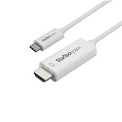 CÂBLE USB C VERS HDMI 2M 4K60HZ - BLANC