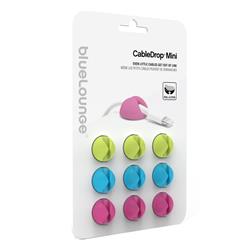 BLUELOUNGE Cabledrop CableClip Mini Couleurs Vives
