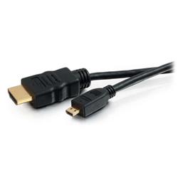 Cables To Go Câble HDMI vers Micro HDMI haute vitesse avec Ethernet - 3 pieds (50614)