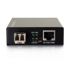 Cables To Go Convertisseur de média Gigabit 10/100/1000 Base-Tx vers 1000Base LC (conforme TAA) (26632)