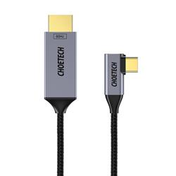 Choetech - Câble Type C vers HDMI, forme L, HDMI 2.0 4K @ 60Hz, Noir