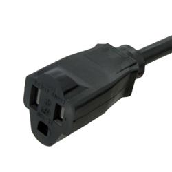Cordon d^alimentation Startech 14 AWG avec rallonge - NEMA 5-15R à NEMA 5-15P - 6 pi (PAC101146)
