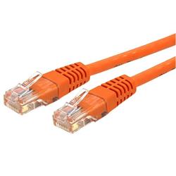 âble de raccordement Startech SNAGLESS CAT6 - Orange 25 pi (N6PATCH25OR) sans accrochage