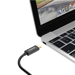 Choetech - Câble USB Type C vers VGA, aluminium,1.8M, gris