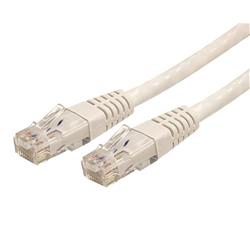 StarTech Câble de raccordement Cat6 UTP moulé blanc de 5 pi - ETL vérifié (C6PATCH5WH)