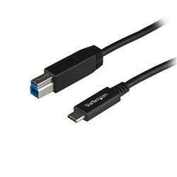 Startech USB-C to USB-B Printer Cable - M/M - 1 m (3 ft.) - USB 3.1 (10Gbps) (USB31CB1M)