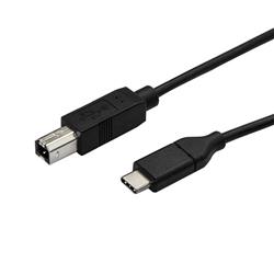StarTech USB-C to USB-B Printer Cable - M/M - 3 m (10 ft.) - USB 2.0 (USB2CB3M)