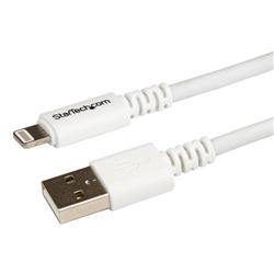 âble USB vers Lightning Startech - Certifié Apple MFi - Long - 3 m (10 pi - Blanc (USBLT3MW