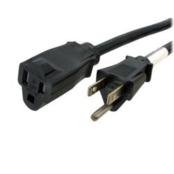 Cordon d^alimentation Startech - rallonge NEMA 5-15R à NEMA 5-15P - 15 pieds (PAC10115)